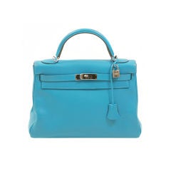 Hermes Kelly 32 Bag 4B Biscuit Swift And Grizzly SHW