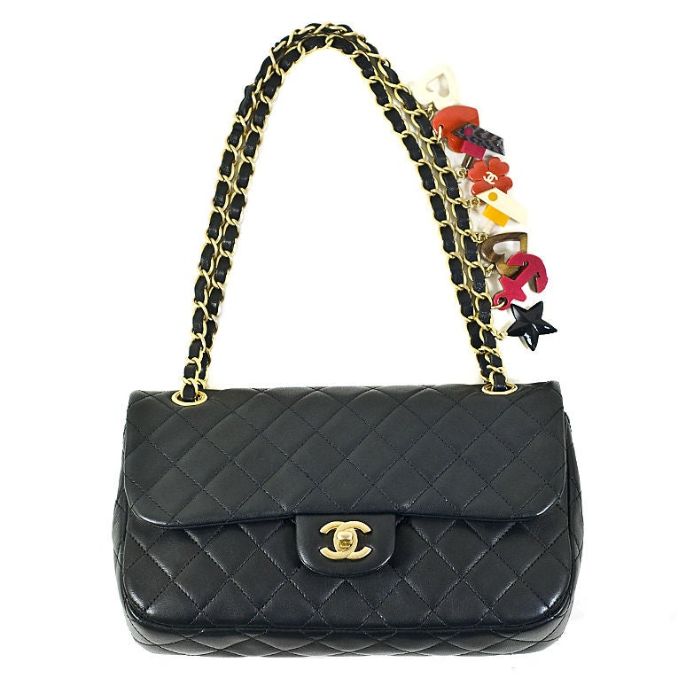 CHANEL 11C Black Lambskin Cruise Charm Bag GHW NWT 4