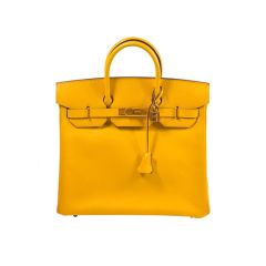 Hermes Juane (Yellow) Courchevel Birkin Handbag 32cm HAC GHW