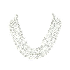 CHANEL 1981 Vintage Extra Long Faux White Pearl Sautoir