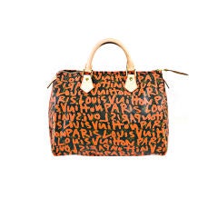 Louis Vuitton Graffiti Stephen Sprouse Orange Speedy Bag 30