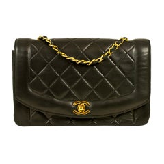 Vintage Chanel Handbag | Chanel Black Classic 2.55 Quilted Flap Shoulder