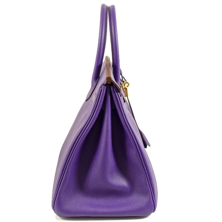 Hermes Crocus Birkin Handtasche Epsom 35cm GHW nie getragen