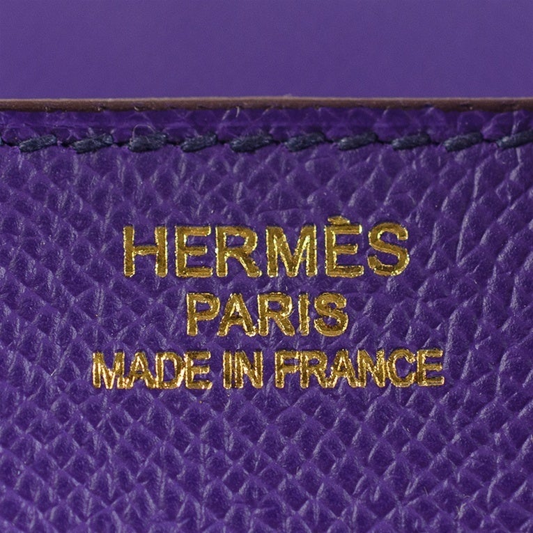 Hermes Crocus Birkin Handbag Epsom 35cm GHW Never Carried For Sale 4