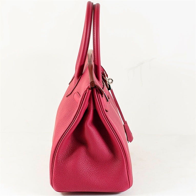 Hermes Rubis Handbag Fjord 30cm PHW Never Carried