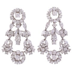 Diamond Girandole Earrings