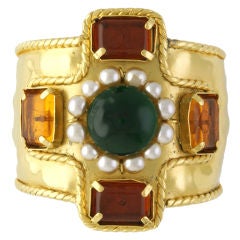 Chanel haute couture Indian bracelet.