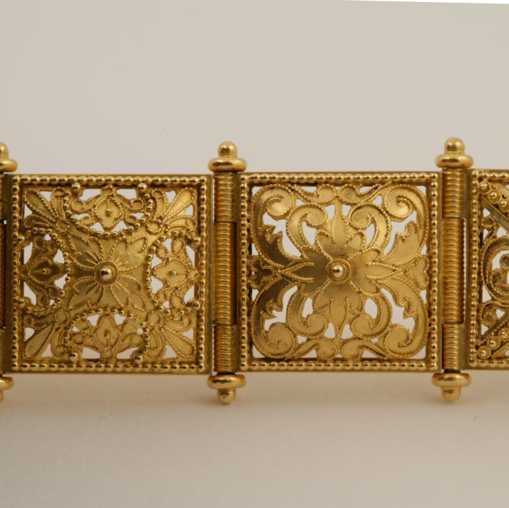 Women's Antique French Gold Bracelet