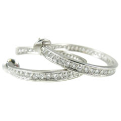 Cartier Diamond Hoop earrings