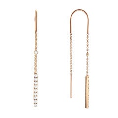 "Ashley" Diamond Chain Earrings
