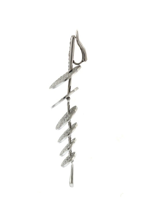 Diamond Disc Earring