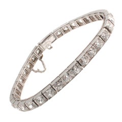 CARTIER Exquisite 15 Carat Diamond Line Bracelet