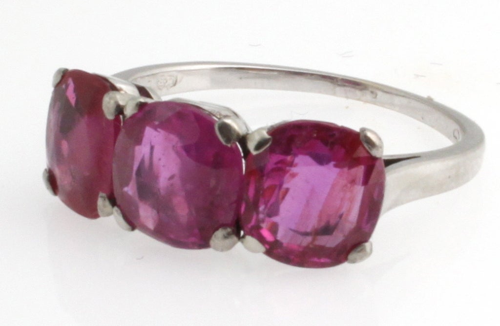 GIA Certified Burma Ruby Ring in Gold with Austrian Hallmarks