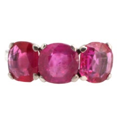 GIA Certified Burma Ruby Ring in Gold with Austrian Hallmarks