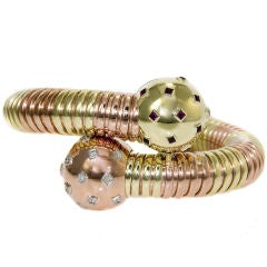 Incredible Red and Green gold Retro Bracelet Incredible Red and Green gold Retro Bracelet