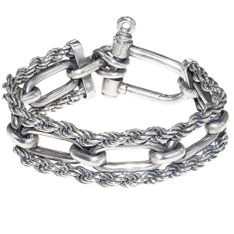 Sterling silver Nautical Bracelet by Gucci