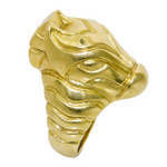 18K Zebra Ring by Judith Leiber