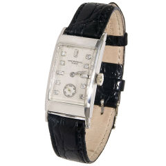 Gents Vintage Platinum Patek Philippe Wrist Watch