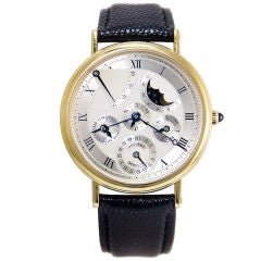 Gents Breguet Perpetual Calendar Moonphase Wrist Watch