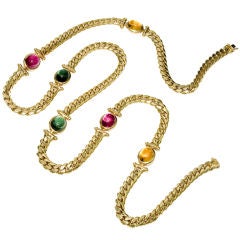 18K and Gem set necklace by Bulgari