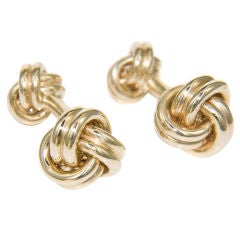 Tiffany & Company Classic 14K Knot Cufflinks