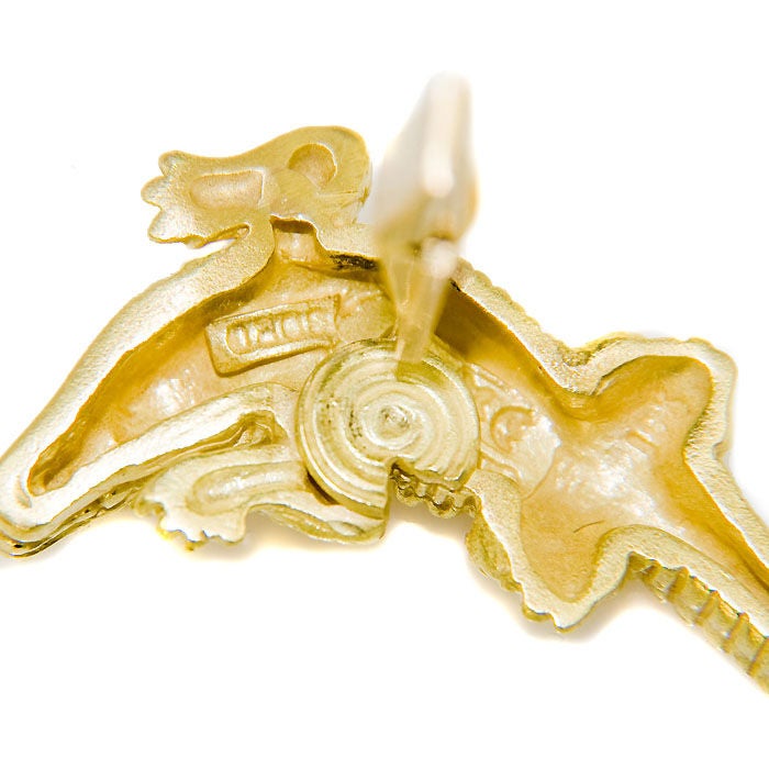 Kieselstein Cord 18K Alligator  Cufflinks 1