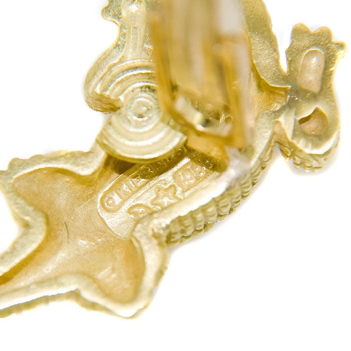 Kieselstein Cord 18K Alligator  Cufflinks 2