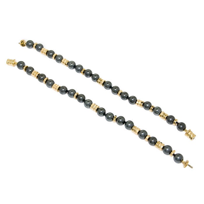Women's BULGARI 18K and Hematite Necklace / Bracelets