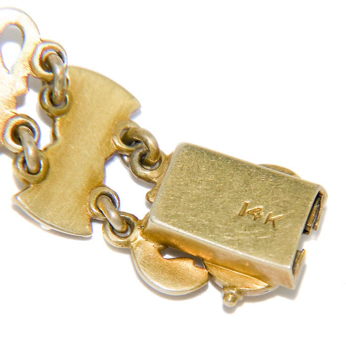 Antique Gold Egyptian revival Bracelet 1