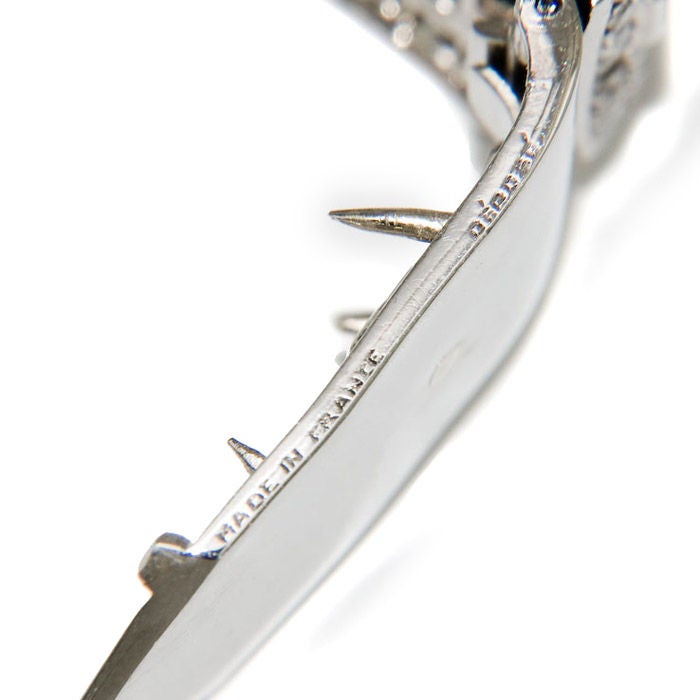 CARTIER Art Deco Diamond Clip Brooch 2
