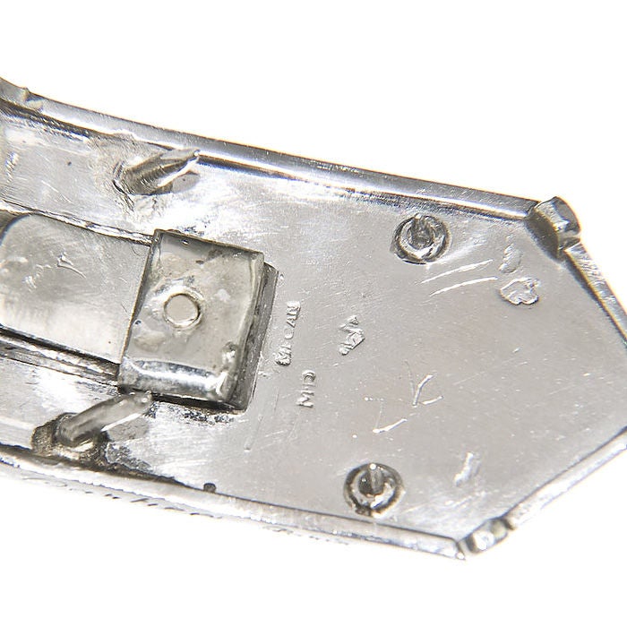 CARTIER Art Deco Diamond Clip Brooch 3