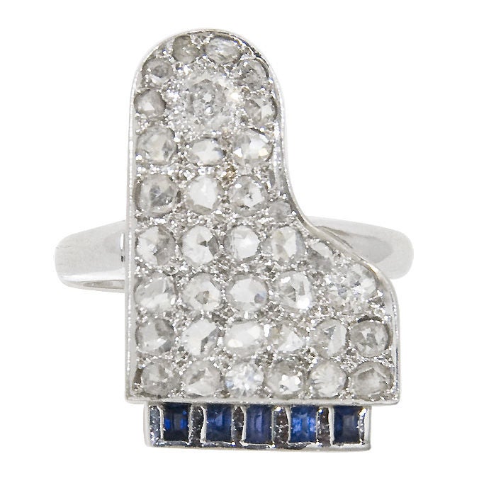 Diamond Piano Ring