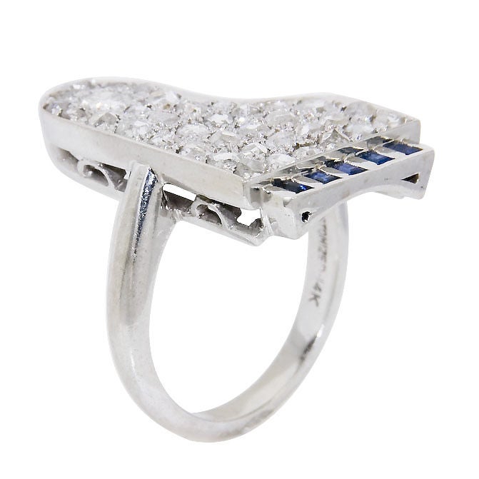 Diamond Piano Ring at 1stDibs