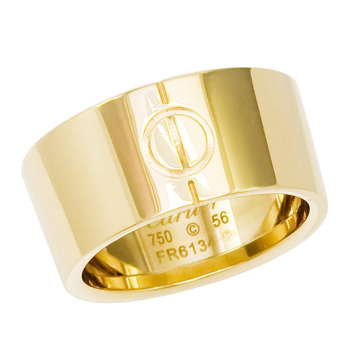 Cartier wide Gold Love Ring