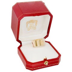 Cartier wide Gold Love Ring