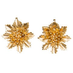 CARTIER gold Vintage Ear Clips