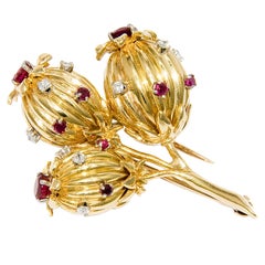 JEAN SCHLUMBERGER For Tiffany & Co. Thistle Brooch