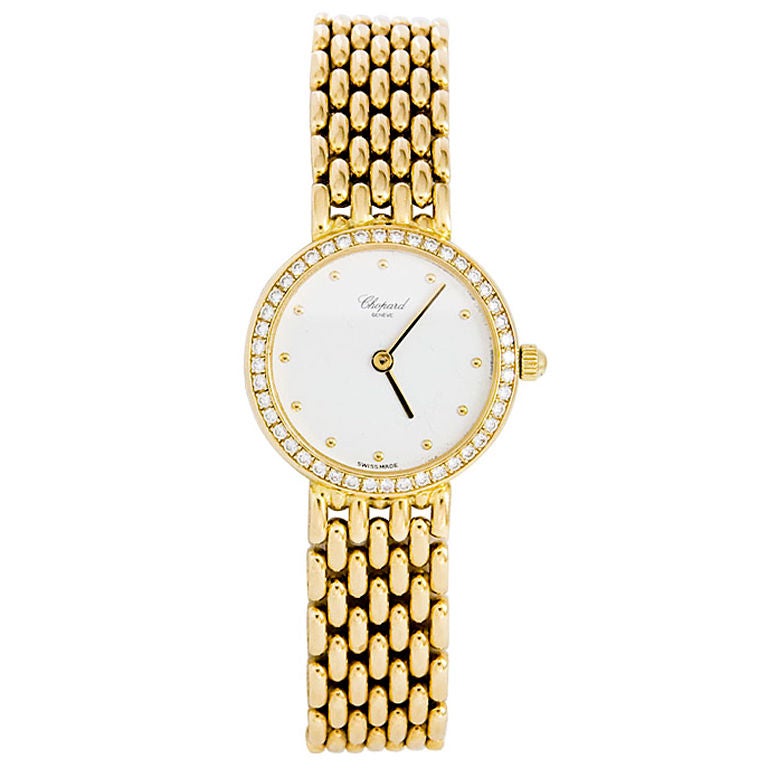 CHOPARD  Ladies Gold and Diamond Watch