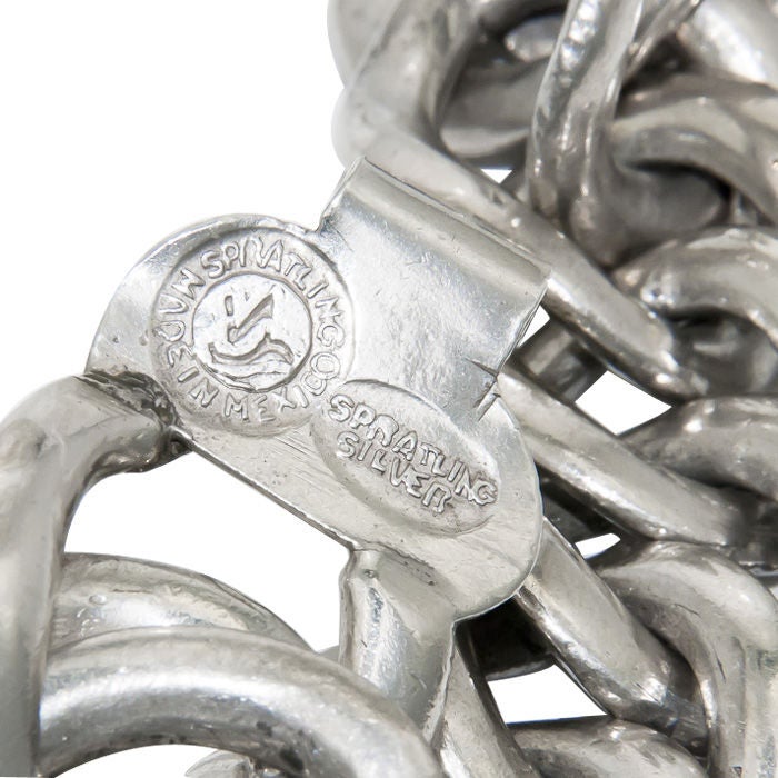 Women's WILLIAM SPRATLING  silver link Bracelet