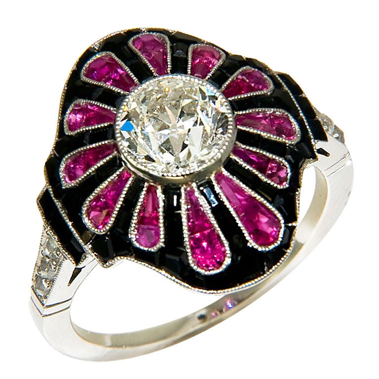 Diamond and Ruby Ring