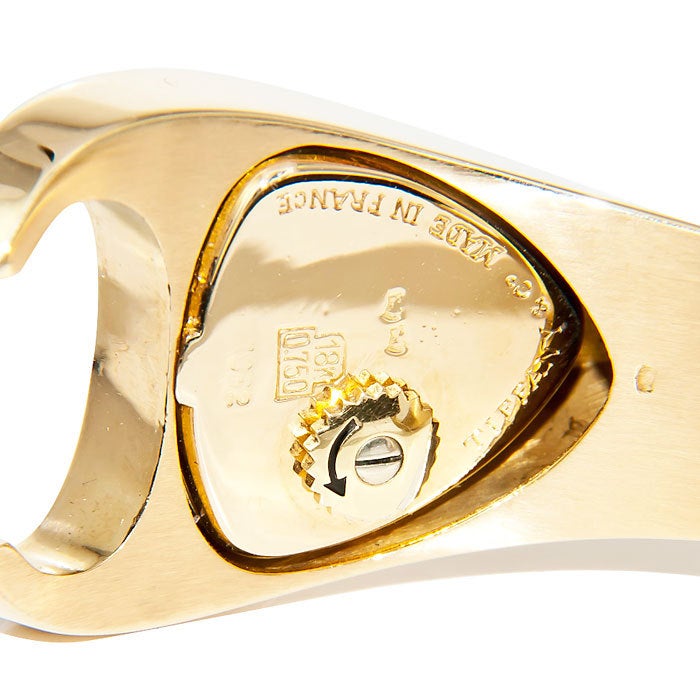 TIFFANY & CO. Gold 1960s Bone Cuff Watch 1