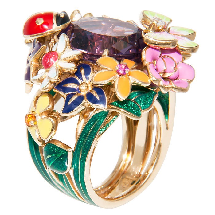 dior butterfly ring