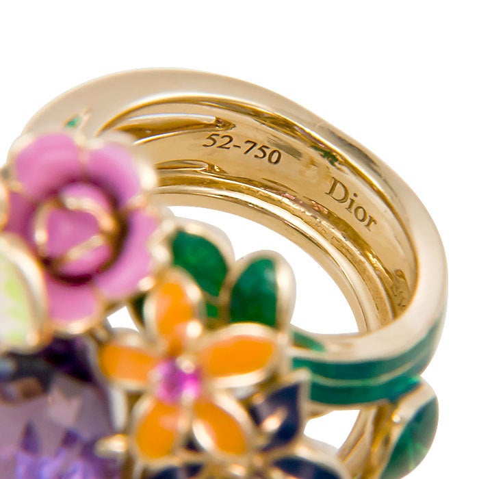 dior butterfly ring