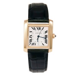 CARTIER Yellow Gold Tank Francaise Mid-Size Watch