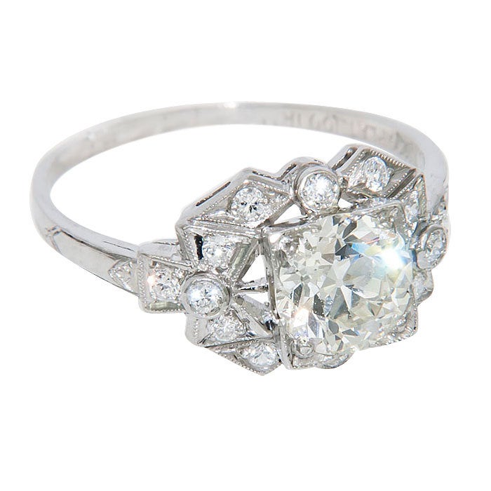 Edwardian Antique Diamond Engagement Ring