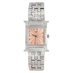 HERMES H Hour Stainless Steel Lady's Wristwatch