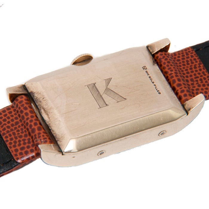 rectangular moonphase watch