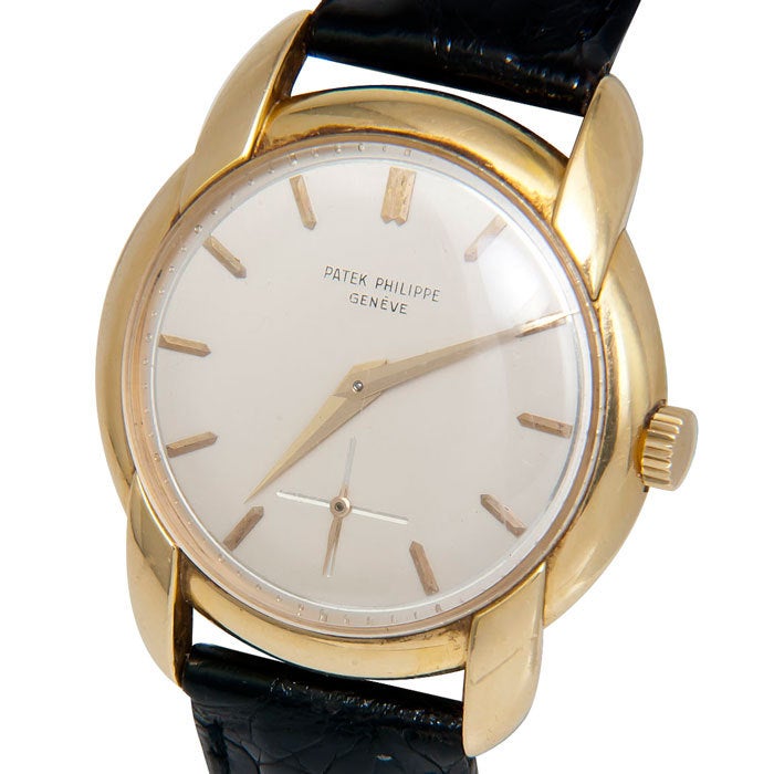 Men's PATEK PHILIPPE Yellow Gold Wristwatch with Fancy Lugs Ref 2536