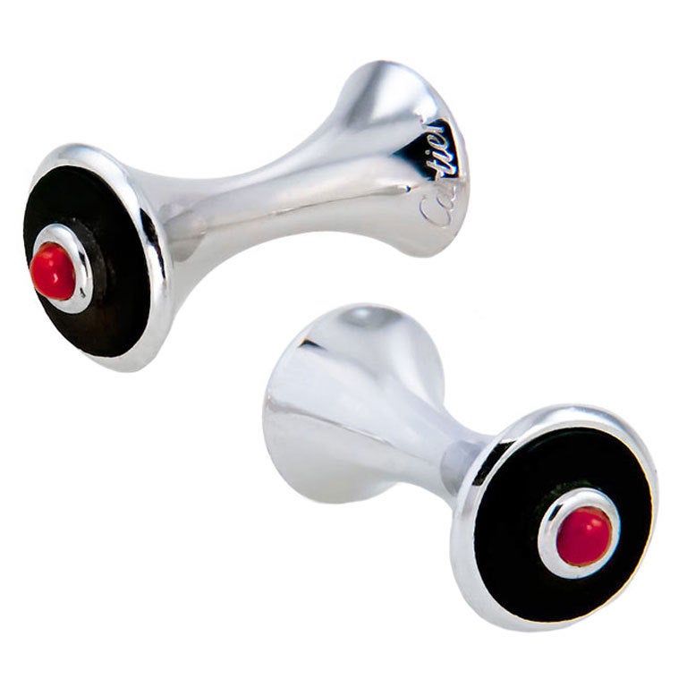 Boutons de manchette CARTIER Diabolo De Cartier