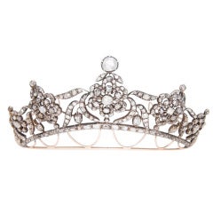 Antique Victorian Diamond Tiara